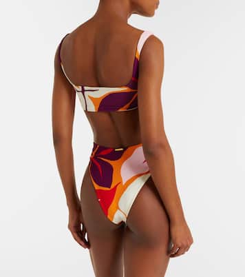 Leon floral bikini top | Cala de la Cruz