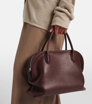 Agnes 12 leather top-handle bag | The Row