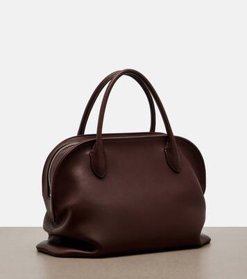 Agnes 12 leather top-handle bag | The Row