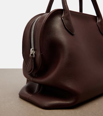 Agnes 12 leather top-handle bag | The Row