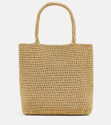 Cecily Small metallic-effect tote bag | The Row