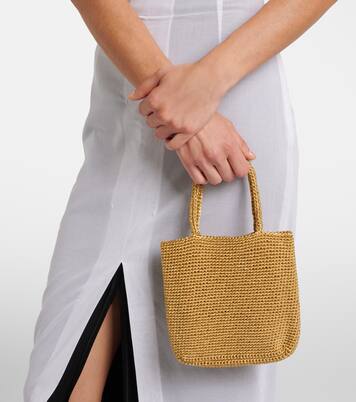 Cecily Small metallic-effect tote bag | The Row