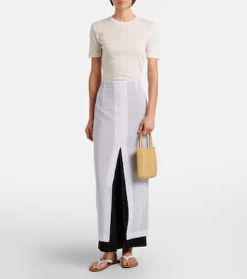 Cecily Small metallic-effect tote bag | The Row