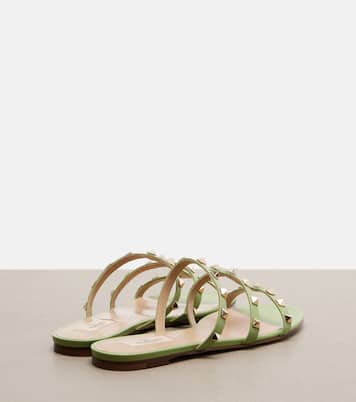 Rockstud皮革凉鞋 | Valentino Garavani