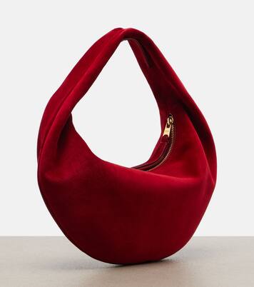 Olivia Mini suede shoulder bag | Khaite