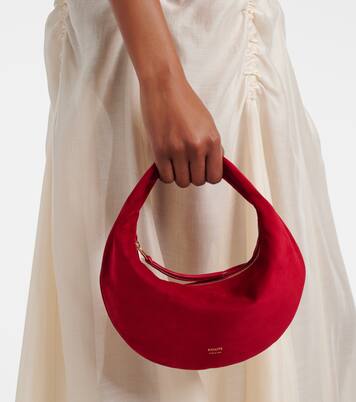 Olivia Mini suede shoulder bag | Khaite