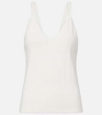 Suni cotton and cashmere tank top | Lisa Yang
