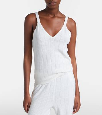 Suni cotton and cashmere tank top | Lisa Yang