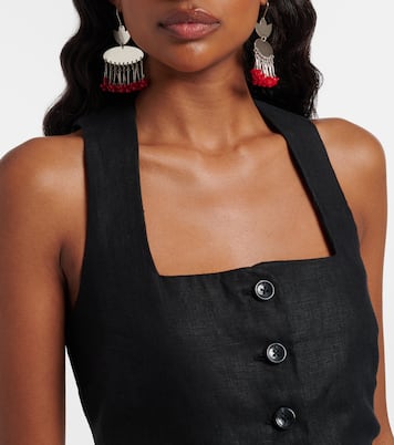 Jaques linen minidress | Faithfull