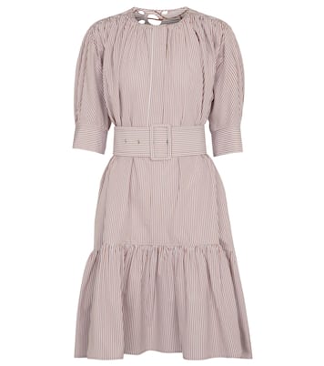 Striped cotton midi dress | Chloé
