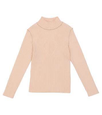 Pull à col montant en coton mélangé | Chloé Kids