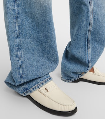 Le Loafer leather loafers | Saint Laurent