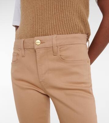 Jean Le Crop Mini Boot à taille mi-haute | Frame