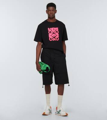 Cotton drawstring shorts | Loewe