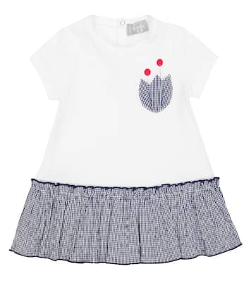 Baby cotton-blend dress | Il Gufo