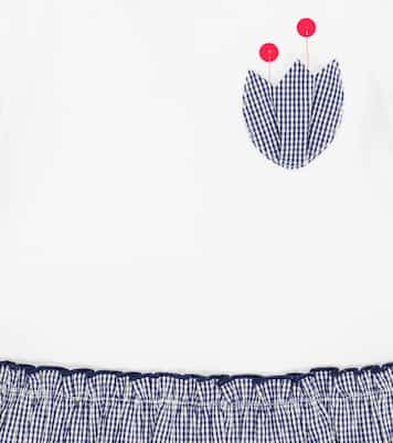 Baby cotton-blend dress | Il Gufo