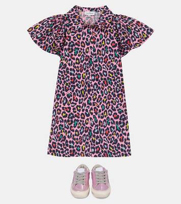 Leopard printed cotton dress | Marc Jacobs Kids