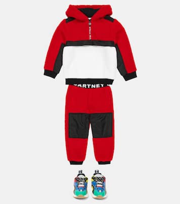 Colorblocked fleece hoodie | Stella McCartney Kids