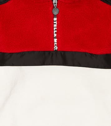 Colorblocked fleece hoodie | Stella McCartney Kids
