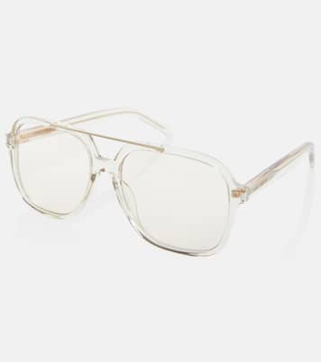 Aviator acetate sunglasses | Saint Laurent