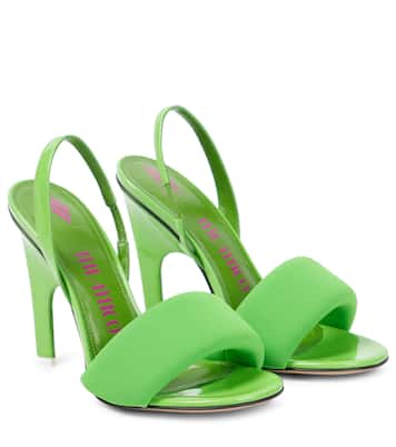 Slingback-Sandalen Rem mit Lackleder | The Attico