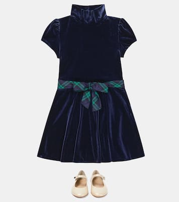Robe en velours | Polo Ralph Lauren Kids