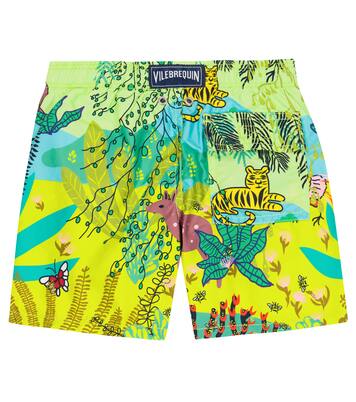 Jim printed twill swim trunks | Vilebrequin Kids