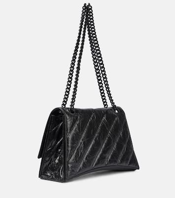 Schultertasche Crush Medium aus Leder | Balenciaga