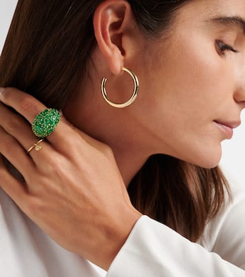 Ring Nesting Gem aus 18kt Gelbgold mit Diamant | Octavia Elizabeth