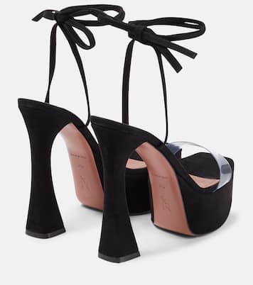 Sita suede platform sandals | Amina Muaddi