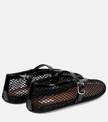 Fishnet ballet flats | Alaïa