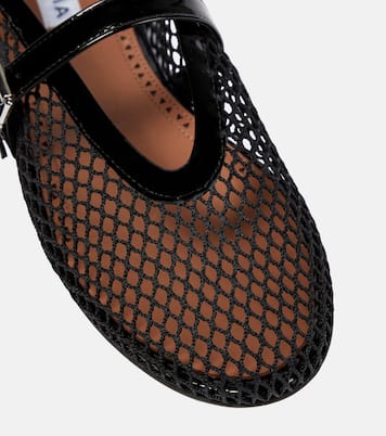 Fishnet ballet flats | Alaïa