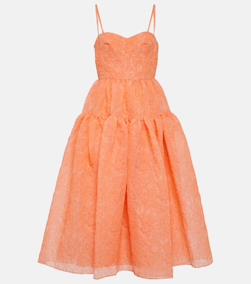 Robe midi Abelia en coton mélangé | Erdem