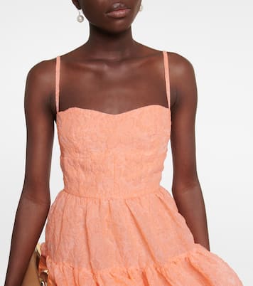 Robe midi Abelia en coton mélangé | Erdem