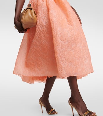 Robe midi Abelia en coton mélangé | Erdem