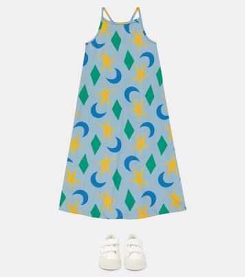 Printed cotton jersey dress | Jellymallow