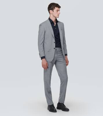 Cotton poplin polo top | Kiton