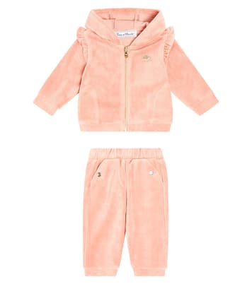 Baby cotton-blend velvet tracksuit | Tartine et Chocolat