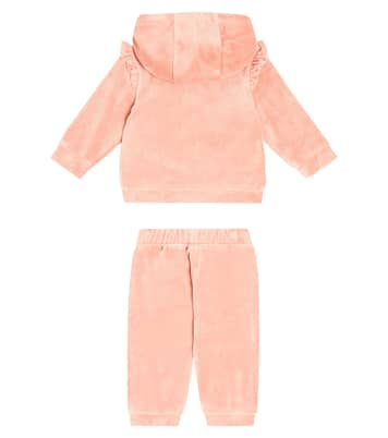 Baby cotton-blend velvet tracksuit | Tartine et Chocolat