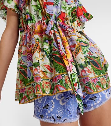 Bedruckte Bluse aus Baumwolle | Etro
