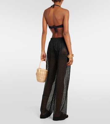 Pantalon ample Sienna en crochet | Melissa Odabash