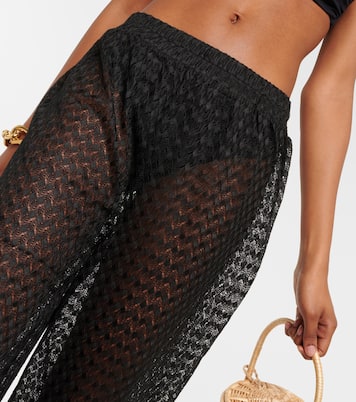 Pantalon ample Sienna en crochet | Melissa Odabash