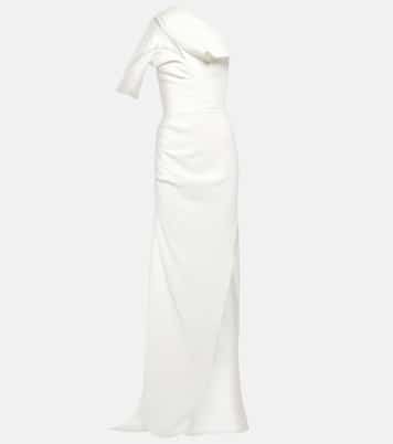 Robe longue asymétrique Darkness | Maticevski