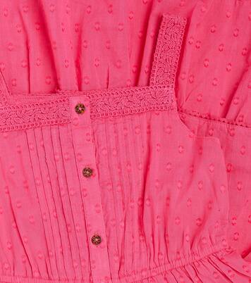 Besticktes Kleid aus Baumwolle mit Spitze | Scotch & Soda Kids