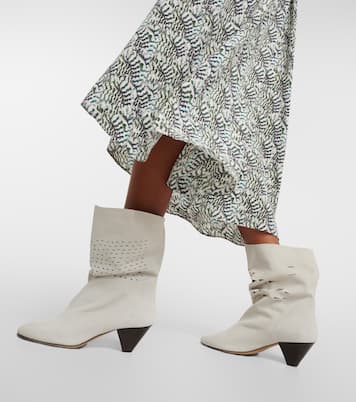 Ankle Boots Reachi aus Veloursleder | Isabel Marant