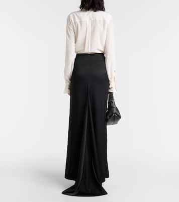 Maxirock aus Satin | Brunello Cucinelli