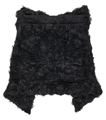 Gonna con applicazioni floreali | Caroline Bosmans