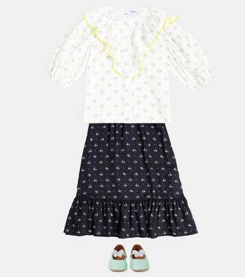 Ruched floral skirt | Paade Mode