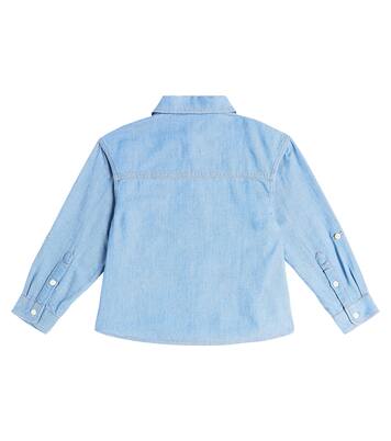 Teddy Bear cotton-blend shirt | Moschino Kids