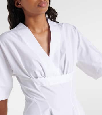 Robe midi en coton | Alaïa